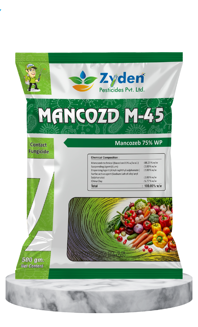 ZYDEN MANCOZD M-45 Fungicides packaging
