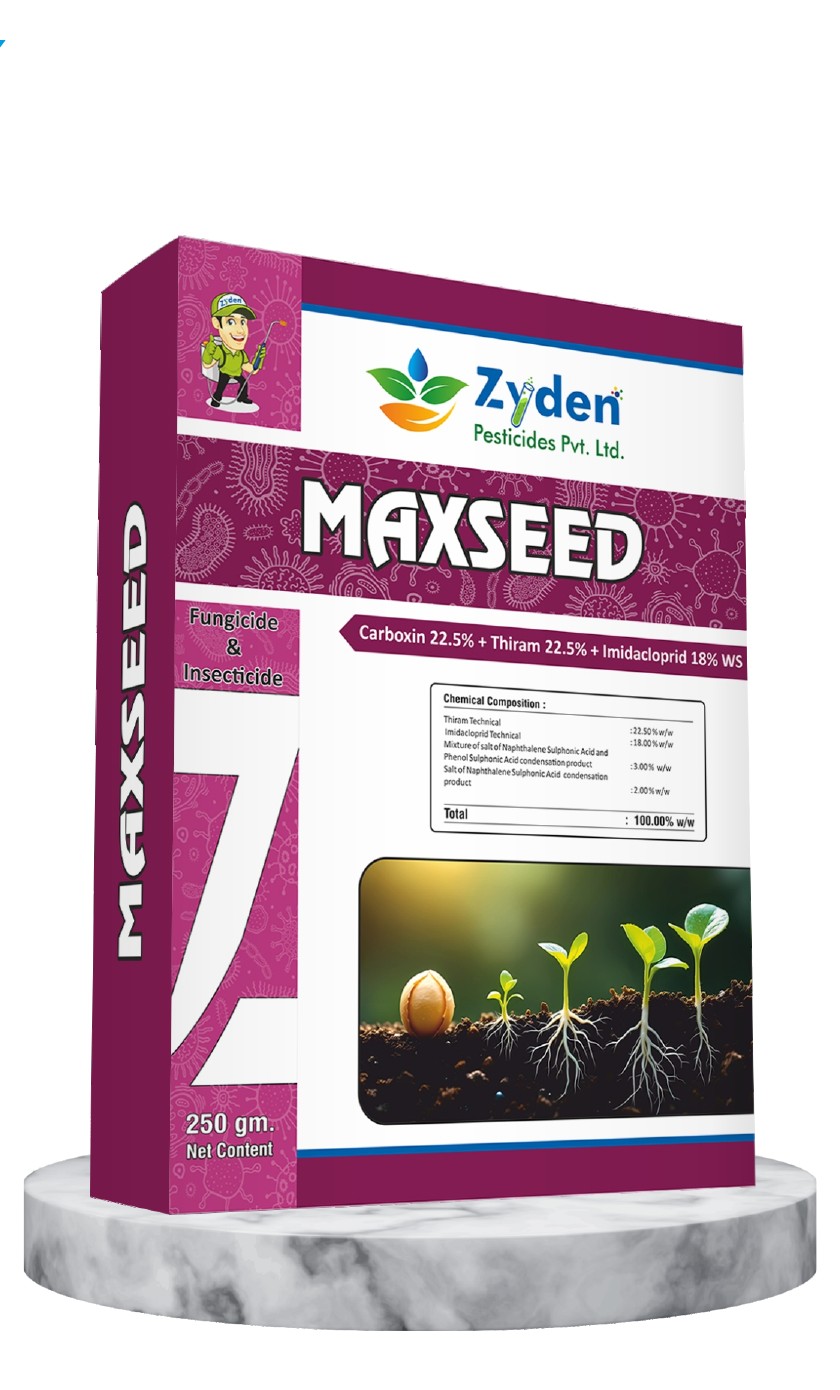 ZYDEN MAXSEED Fungicides packaging
