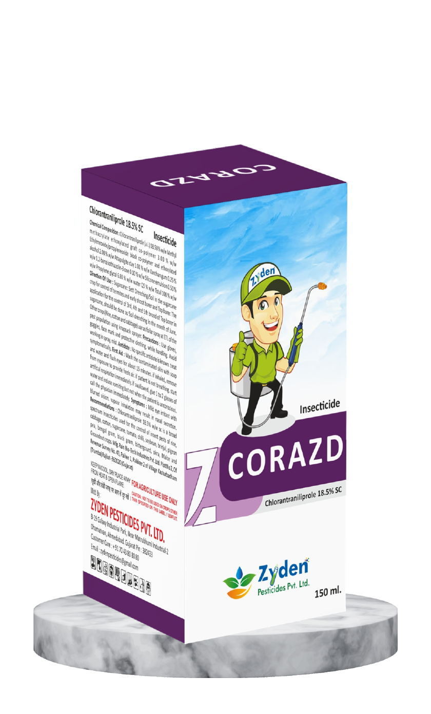 ZYDEN CORAZD Insecticides packaging